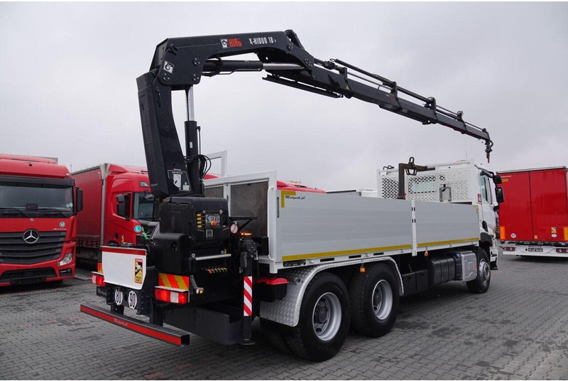 Renault C 380 / 6x4 / SKRZYNIOWY 6,6 m / + HDS HIAB 188 x-hiduo wysów: 1 - شاحنات مسطحة, شاحنة كرين: صورة 4 Renault C 380 / 6x4 / SKRZYNIOWY 6,6 m / + HDS HIAB 188 x-hiduo wysów: 1 - شاحنات مسطحة, شاحنة كرين: صورة 4