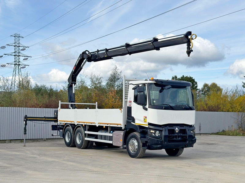 Renault C 380* HIAB X-HIDUO 188 B-3/FUNK*6x4 - شاحنات مسطحة, شاحنة كرين: صورة 2 Renault C 380* HIAB X-HIDUO 188 B-3/FUNK*6x4 - شاحنات مسطحة, شاحنة كرين: صورة 2