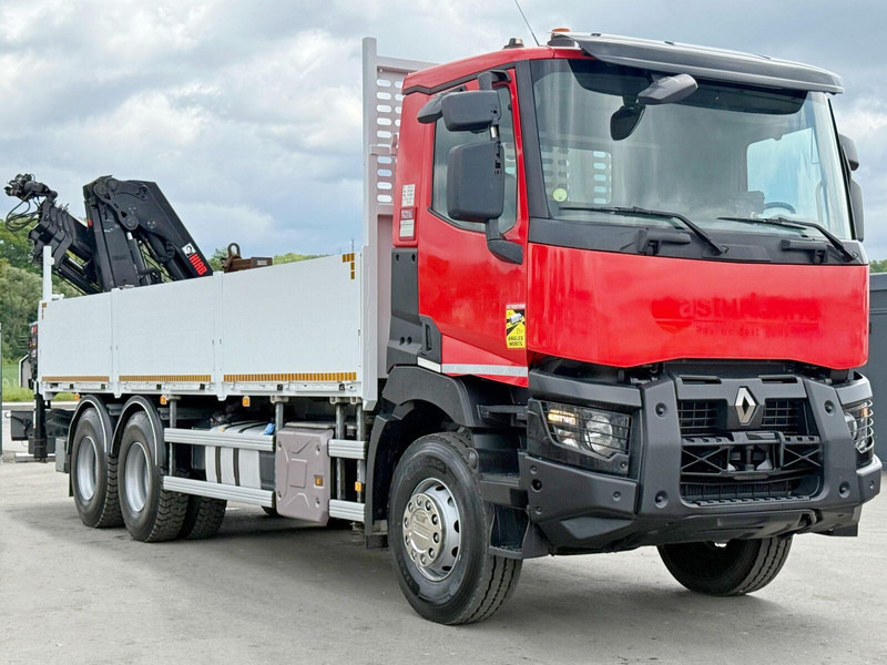 Renault C 400 *HIAB X - HIDUO 188 ES - 4 + FUNK * 6x4 - شاحنات مسطحة, شاحنة كرين: صورة 3 Renault C 400 *HIAB X - HIDUO 188 ES - 4 + FUNK * 6x4 - شاحنات مسطحة, شاحنة كرين: صورة 3