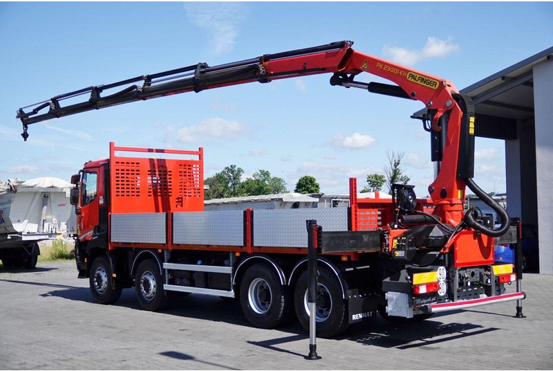 Renault C 430 / 8x4 / SKRZYNIOWY 7 M + HDS PALFINGER PK 2300-EH / WYSÓW - شاحنات مسطحة, شاحنة كرين: صورة 3 Renault C 430 / 8x4 / SKRZYNIOWY 7 M + HDS PALFINGER PK 2300-EH / WYSÓW - شاحنات مسطحة, شاحنة كرين: صورة 3