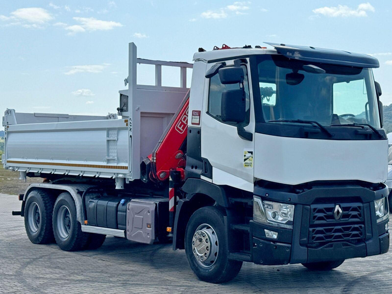Renault C 430 * FASSI F165A.0.23 + FUNK * 6x4 - شاحنة قلاب, شاحنة كرين: صورة 4 Renault C 430 * FASSI F165A.0.23 + FUNK * 6x4 - شاحنة قلاب, شاحنة كرين: صورة 4