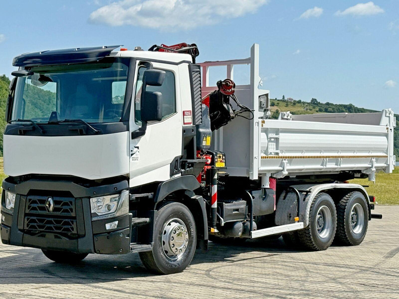 Renault C 430 * FASSI F165A.0.23 + FUNK * 6x4 - شاحنة قلاب, شاحنة كرين: صورة 5 Renault C 430 * FASSI F165A.0.23 + FUNK * 6x4 - شاحنة قلاب, شاحنة كرين: صورة 5