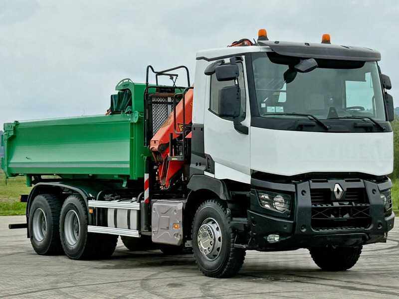 Renault C 430 *KIPPER 5,10 m + PK 16001 - K B* 6x4 - شاحنة قلاب, شاحنة كرين: صورة 4 Renault C 430 *KIPPER 5,10 m + PK 16001 - K B* 6x4 - شاحنة قلاب, شاحنة كرين: صورة 4