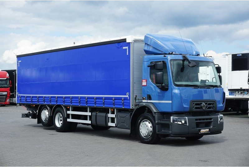 Renault D 320 / EURO 6 / FIRANKA + WINDA / 21 PALET / ŁAD. 16 530 KG - شاحنة ستارة: صورة 2 Renault D 320 / EURO 6 / FIRANKA + WINDA / 21 PALET / ŁAD. 16 530 KG - شاحنة ستارة: صورة 2