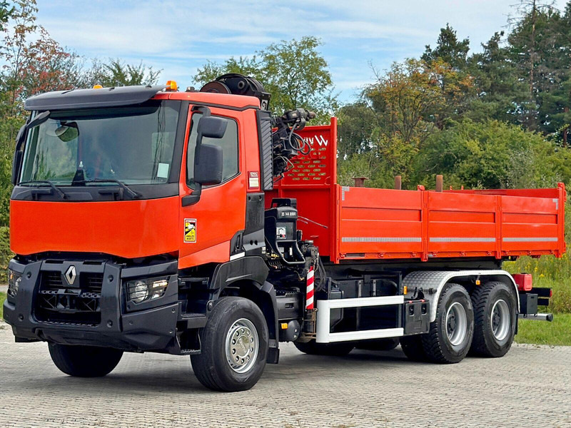 Renault K 380 * HIAB 144 BS - 3 HIDUO + FUNK * 6x4 * TOP - شاحنة قلاب, شاحنة كرين: صورة 3 Renault K 380 * HIAB 144 BS - 3 HIDUO + FUNK * 6x4 * TOP - شاحنة قلاب, شاحنة كرين: صورة 3