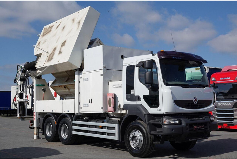Renault KERAX 450 / 6x4 / MTS SAUGBAGGER 3A11T /ASENIZACYJNY / ŁADOWARKA - شاحنة الشفط: صورة 1 Renault KERAX 450 / 6x4 / MTS SAUGBAGGER 3A11T /ASENIZACYJNY / ŁADOWARKA - شاحنة الشفط: صورة 1