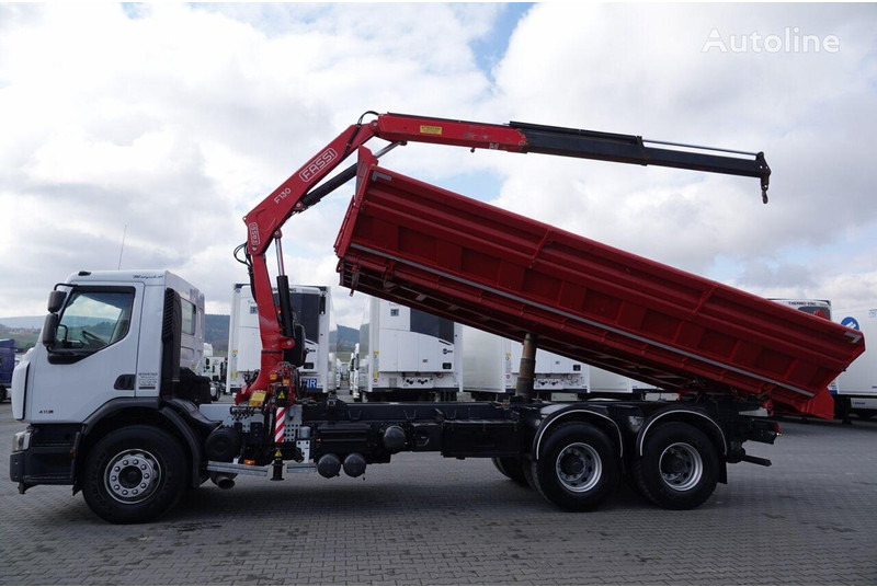 Renault LANDER 3 way tipper + crane FASSI 130 6x4 - شاحنة قلاب, شاحنة كرين: صورة 3 Renault LANDER 3 way tipper + crane FASSI 130 6x4 - شاحنة قلاب, شاحنة كرين: صورة 3