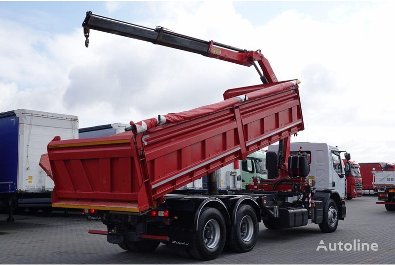 Renault LANDER 3 way tipper + crane FASSI 130 6x4 - شاحنة قلاب, شاحنة كرين: صورة 5 Renault LANDER 3 way tipper + crane FASSI 130 6x4 - شاحنة قلاب, شاحنة كرين: صورة 5