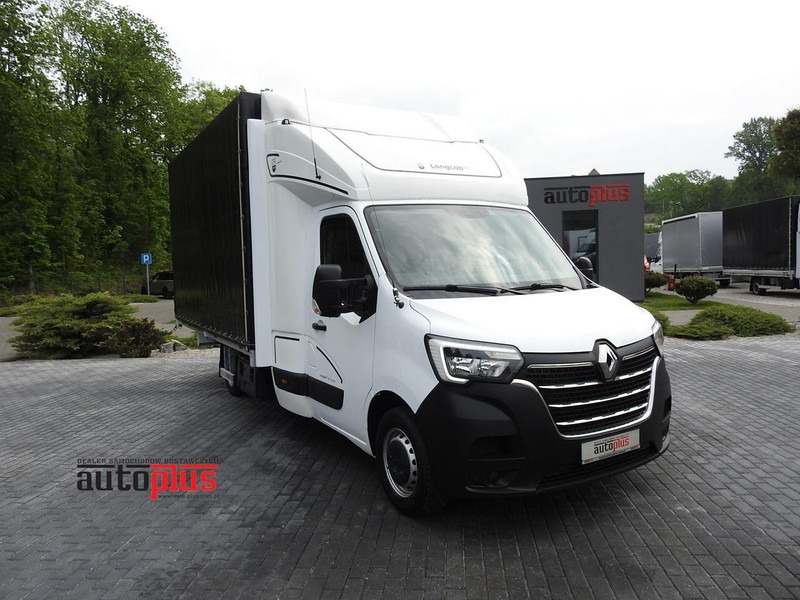 Renault MASTER PLANDEKA 10 PALET WEBASTO TEMPOMAT KLIMATYZACJA LEDY PNEU - شاحنة ستارة جانبية: صورة 1 Renault MASTER PLANDEKA 10 PALET WEBASTO TEMPOMAT KLIMATYZACJA LEDY PNEU - شاحنة ستارة جانبية: صورة 1