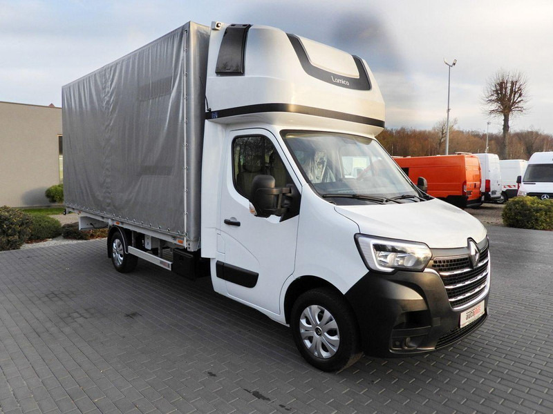 Renault MASTER PLANDEKA 10 PALET WEBASTO TEMPOMAT LEDY PNEUMATYKA KLIMAT - شاحنة ستارة جانبية: صورة 4 Renault MASTER PLANDEKA 10 PALET WEBASTO TEMPOMAT LEDY PNEUMATYKA KLIMAT - شاحنة ستارة جانبية: صورة 4