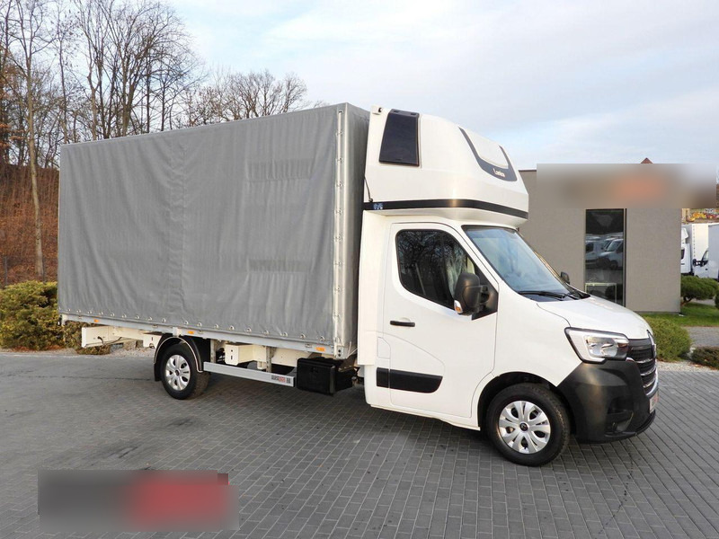 Renault MASTER PLANDEKA 10 PALET WEBASTO TEMPOMAT LEDY PNEUMATYKA KLIMAT - شاحنة ستارة جانبية: صورة 1 Renault MASTER PLANDEKA 10 PALET WEBASTO TEMPOMAT LEDY PNEUMATYKA KLIMAT - شاحنة ستارة جانبية: صورة 1