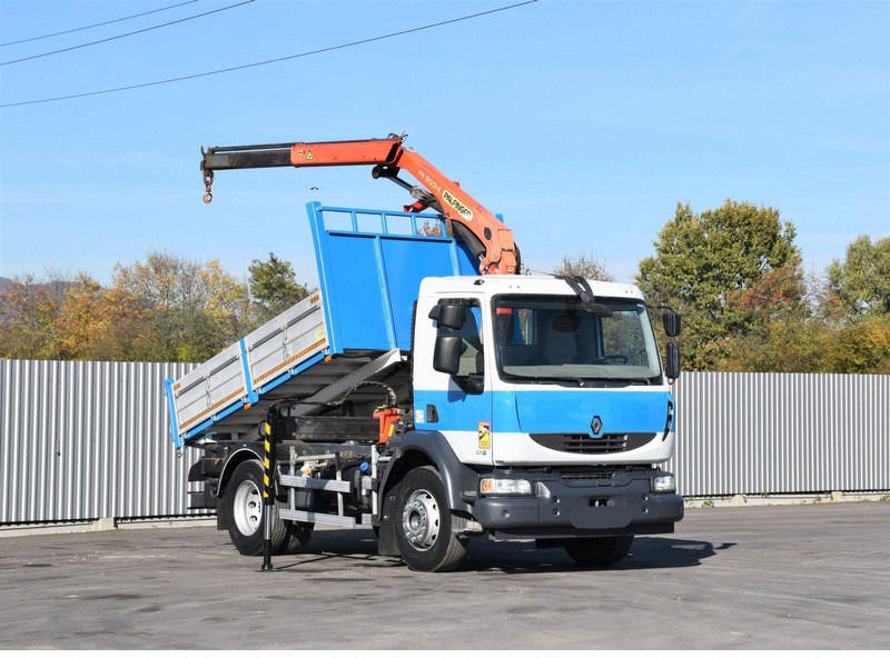 Renault MIDLUM 270 DXI *TIPPER 3,50m *PK 8501-K/FUNK - شاحنة قلاب, شاحنة كرين: صورة 1 Renault MIDLUM 270 DXI *TIPPER 3,50m *PK 8501-K/FUNK - شاحنة قلاب, شاحنة كرين: صورة 1