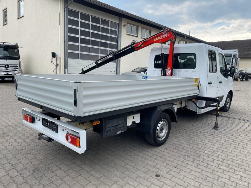 Renault Master Doka - Flatbed truck + crane - شاحنة مفتوحة, الشاحنات الصغيرة كابينة مزدوجة: صورة 3 Renault Master Doka - Flatbed truck + crane - شاحنة مفتوحة, الشاحنات الصغيرة كابينة مزدوجة: صورة 3