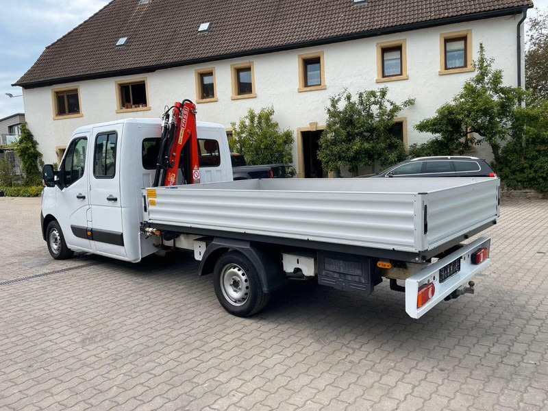 Renault Master Doka - Flatbed truck + crane - شاحنة مفتوحة, الشاحنات الصغيرة كابينة مزدوجة: صورة 4 Renault Master Doka - Flatbed truck + crane - شاحنة مفتوحة, الشاحنات الصغيرة كابينة مزدوجة: صورة 4
