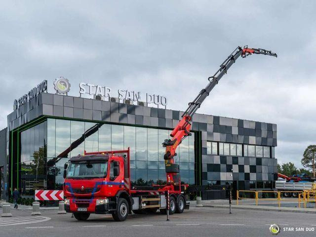 Renault PREMIUM 410 6x4 Palfinger PK 50002EH Crane Winc - شاحنات مسطحة, شاحنة كرين: صورة 1 Renault PREMIUM 410 6x4 Palfinger PK 50002EH Crane Winc - شاحنات مسطحة, شاحنة كرين: صورة 1