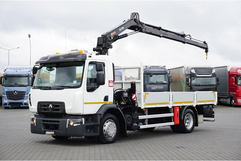 Renault PREMIUM / D16 / ACC / SKRZYNIOWY + HDS / HIAB 099 E - 2 HIDUO - شاحنات مسطحة, شاحنة كرين: صورة 1 Renault PREMIUM / D16 / ACC / SKRZYNIOWY + HDS / HIAB 099 E - 2 HIDUO - شاحنات مسطحة, شاحنة كرين: صورة 1