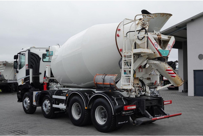 Renault T 460 / 8X4 / BETONOMIESZARKA / GRUSZKA 9M3 / IMER / ALUFELGI / - شاحنة خلاطة خرسانة: صورة 3 Renault T 460 / 8X4 / BETONOMIESZARKA / GRUSZKA 9M3 / IMER / ALUFELGI / - شاحنة خلاطة خرسانة: صورة 3