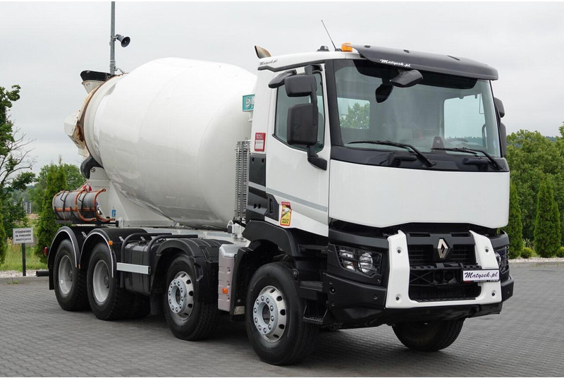 Renault T 460 / 8X4 / BETONOMIESZARKA / GRUSZKA 9M3 / IMER / ALUFELGI / - شاحنة خلاطة خرسانة: صورة 1 Renault T 460 / 8X4 / BETONOMIESZARKA / GRUSZKA 9M3 / IMER / ALUFELGI / - شاحنة خلاطة خرسانة: صورة 1