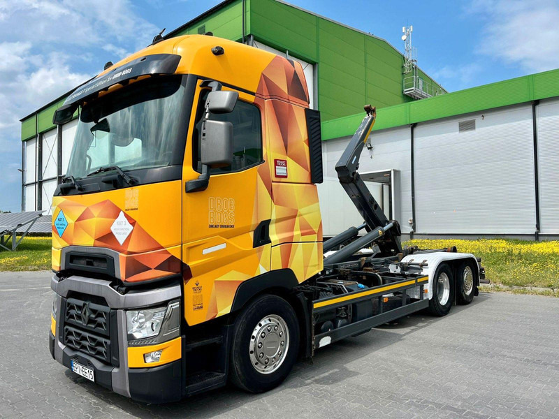 Renault T Solo ohne Abrollkipper oder Meiller-Haken - شاحنات مسطحة, شاحنة كرين: صورة 1 Renault T Solo ohne Abrollkipper oder Meiller-Haken - شاحنات مسطحة, شاحنة كرين: صورة 1