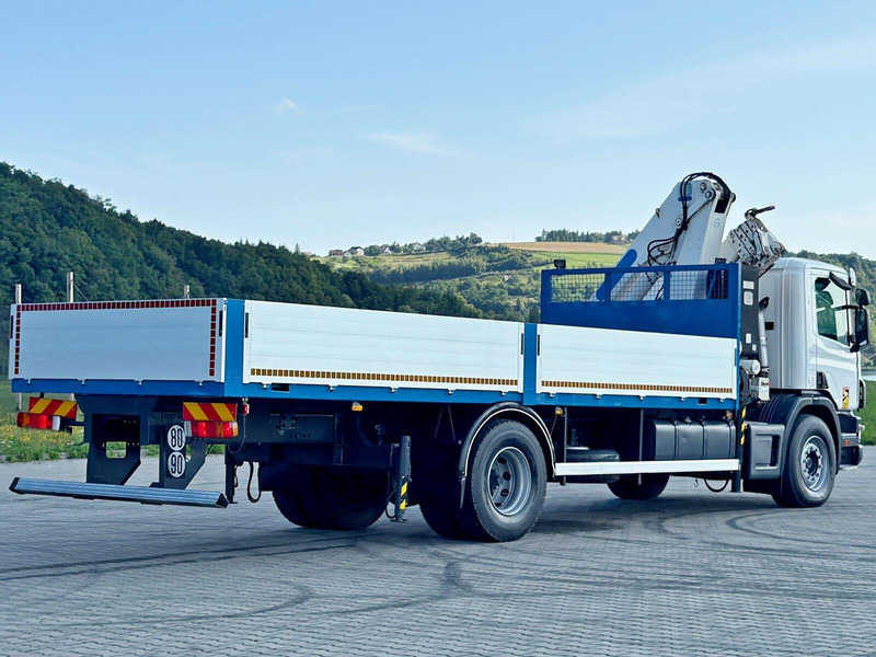 شاحنات مسطحة, شاحنة كرين Scania 114 G 340 * PRITSCHE 7,00m * EFFER 210 3S + FUNK: صورة 7