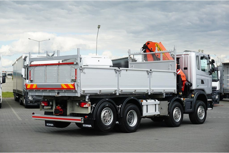 Scania G 400 / E 5 / 8 X 4 / 4 x 4 / WYWROTKA + HDS / TRIDEM / PALFINGE - شاحنة قلاب, شاحنة كرين: صورة 5 Scania G 400 / E 5 / 8 X 4 / 4 x 4 / WYWROTKA + HDS / TRIDEM / PALFINGE - شاحنة قلاب, شاحنة كرين: صورة 5