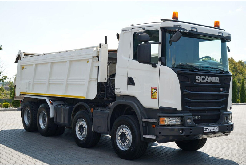 Scania G 410 / 8X4 / ZABUDOWA SAMOWYŁADOWCZA DO ASFALTU / 2X HYDROKLAPA - مدادة الأسفلت: صورة 5 Scania G 410 / 8X4 / ZABUDOWA SAMOWYŁADOWCZA DO ASFALTU / 2X HYDROKLAPA - مدادة الأسفلت: صورة 5
