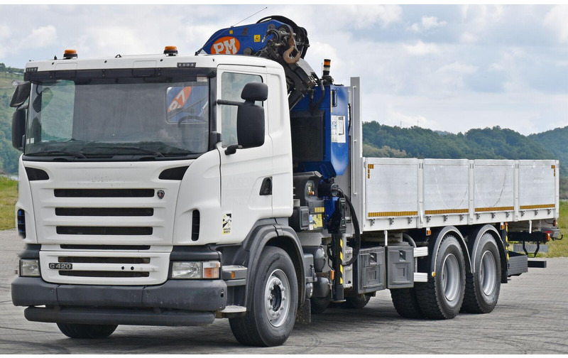 Scania G 420 - شاحنات مسطحة, شاحنة كرين: صورة 3 Scania G 420 - شاحنات مسطحة, شاحنة كرين: صورة 3