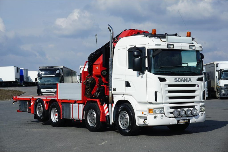 Scania G 480 / 8 X 2 / SKRZYNIOWY + HDS / HMF THOR - O K6 + JIB FJ 2000 - شاحنات مسطحة, شاحنة كرين: صورة 2 Scania G 480 / 8 X 2 / SKRZYNIOWY + HDS / HMF THOR - O K6 + JIB FJ 2000 - شاحنات مسطحة, شاحنة كرين: صورة 2