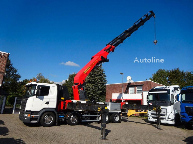 Scania G410 - Flatbed+crane - شاحنات مسطحة, شاحنة كرين: صورة 5 Scania G410 - Flatbed+crane - شاحنات مسطحة, شاحنة كرين: صورة 5