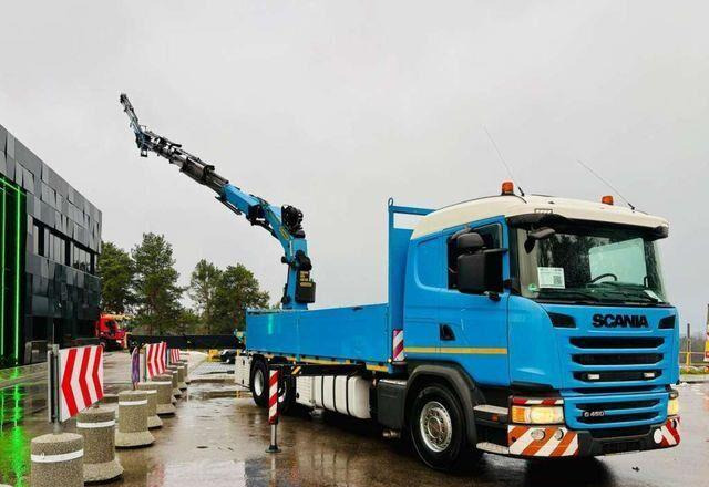 Scania G450 6x4 PALFINGER PK 42002 SH Fly Jib Crane - شاحنات مسطحة, شاحنة كرين: صورة 3 Scania G450 6x4 PALFINGER PK 42002 SH Fly Jib Crane - شاحنات مسطحة, شاحنة كرين: صورة 3