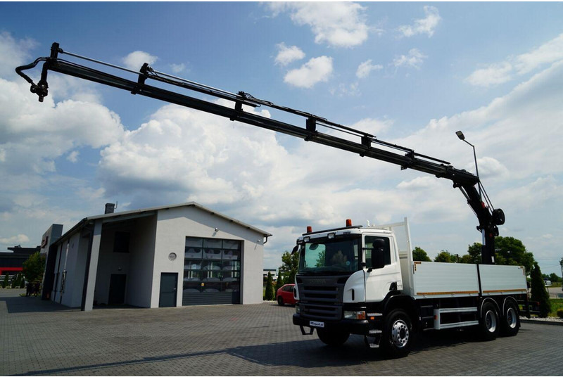 Scania P 360 / 6X4 / SKRZYNIOWY 4.85 + HDS HIAB 211 E-6 HIDUO / UDŹWIG - شاحنات مسطحة, شاحنة كرين: صورة 4 Scania P 360 / 6X4 / SKRZYNIOWY 4.85 + HDS HIAB 211 E-6 HIDUO / UDŹWIG - شاحنات مسطحة, شاحنة كرين: صورة 4