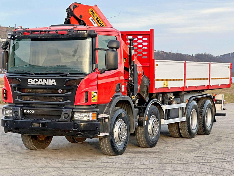 Scania P 400 - شاحنة قلاب, شاحنة كرين: صورة 3 Scania P 400 - شاحنة قلاب, شاحنة كرين: صورة 3