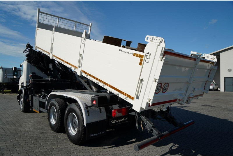 Scania P 410 / 6x4 / WYWROTKA - 6 M + HDS HIAB XS 211 / STEROWANIE RADI - شاحنة قلاب, شاحنة كرين: صورة 2 Scania P 410 / 6x4 / WYWROTKA - 6 M + HDS HIAB XS 211 / STEROWANIE RADI - شاحنة قلاب, شاحنة كرين: صورة 2