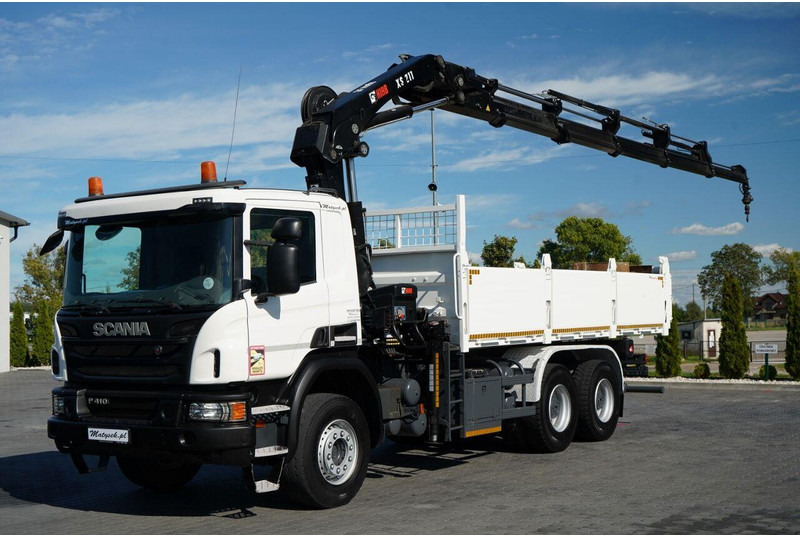 Scania P 410 / 6x4 / WYWROTKA - 6 M + HDS HIAB XS 211 / STEROWANIE RADI - شاحنة قلاب, شاحنة كرين: صورة 5 Scania P 410 / 6x4 / WYWROTKA - 6 M + HDS HIAB XS 211 / STEROWANIE RADI - شاحنة قلاب, شاحنة كرين: صورة 5