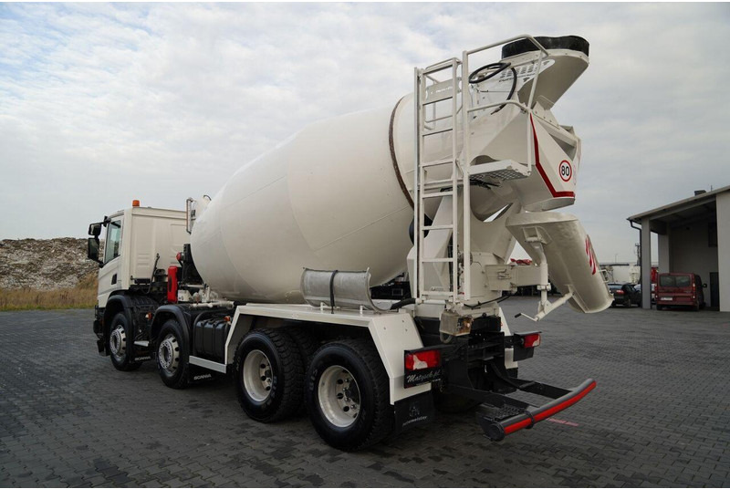 Scania P 410 / 8x4 / BETONOMIESZARKA / GRUSZKA / PUTZMEISTER / 9m3 / AU - شاحنة خلاطة خرسانة: صورة 3 Scania P 410 / 8x4 / BETONOMIESZARKA / GRUSZKA / PUTZMEISTER / 9m3 / AU - شاحنة خلاطة خرسانة: صورة 3