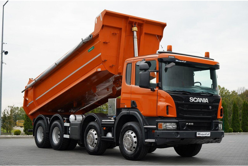 Scania P 410 / 8x4 / WYWROTKA TYLNOZSYPOWA / ALUFELGI / OPONY 100% / MA - شاحنة قلاب: صورة 1 Scania P 410 / 8x4 / WYWROTKA TYLNOZSYPOWA / ALUFELGI / OPONY 100% / MA - شاحنة قلاب: صورة 1