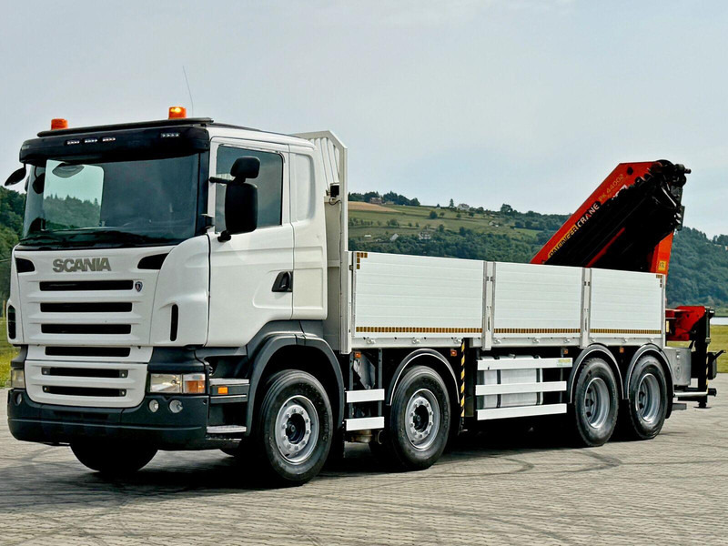 Scania R 420 PRITSCHE 6,47 m * PK 44002/FUNK * 8x4 /TOP - شاحنات مسطحة, شاحنة كرين: صورة 4 Scania R 420 PRITSCHE 6,47 m * PK 44002/FUNK * 8x4 /TOP - شاحنات مسطحة, شاحنة كرين: صورة 4