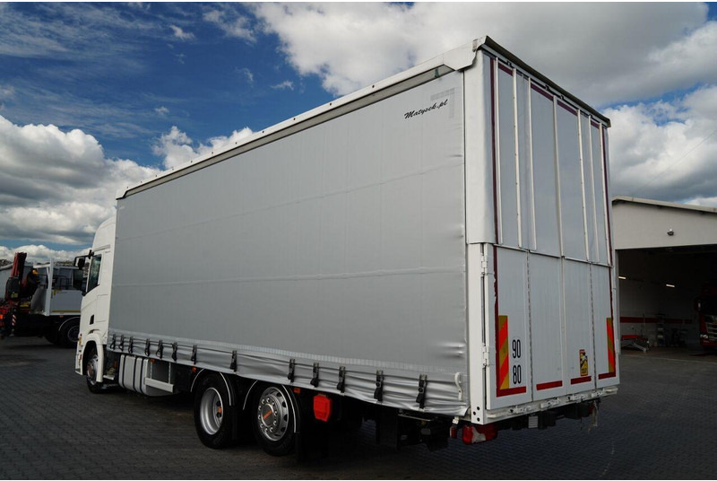 Scania R 450 / MEGA / 6x2 / FIRANKA - 8,2 m / SOLÓWKA / OŚ PODNOSZONA / - شاحنة ستارة: صورة 4 Scania R 450 / MEGA / 6x2 / FIRANKA - 8,2 m / SOLÓWKA / OŚ PODNOSZONA / - شاحنة ستارة: صورة 4