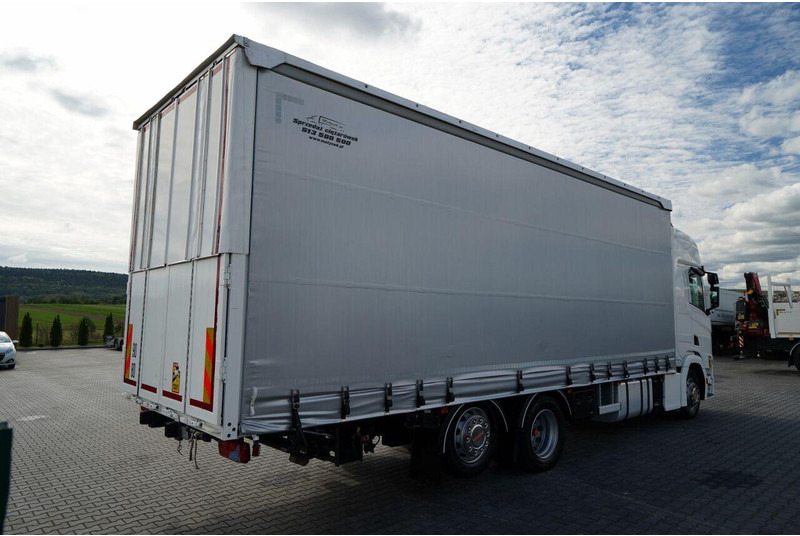 Scania R 450 / MEGA / 6x2 / FIRANKA - 8,2 m / SOLÓWKA / OŚ PODNOSZONA / - شاحنة ستارة: صورة 5 Scania R 450 / MEGA / 6x2 / FIRANKA - 8,2 m / SOLÓWKA / OŚ PODNOSZONA / - شاحنة ستارة: صورة 5