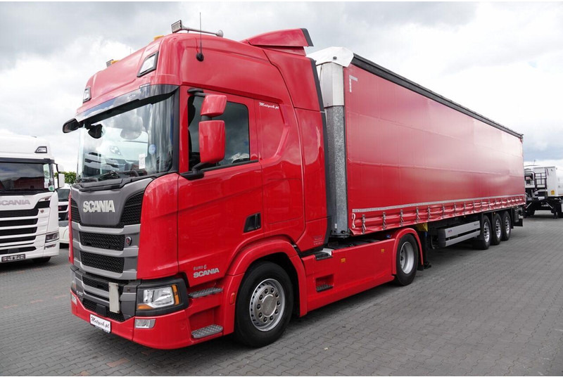 Scania R 450 / OPONY 100% / 2021 ROK / ZESTAW / FIRANKA / MULDA DO STAL - وحدة جر: صورة 2 Scania R 450 / OPONY 100% / 2021 ROK / ZESTAW / FIRANKA / MULDA DO STAL - وحدة جر: صورة 2