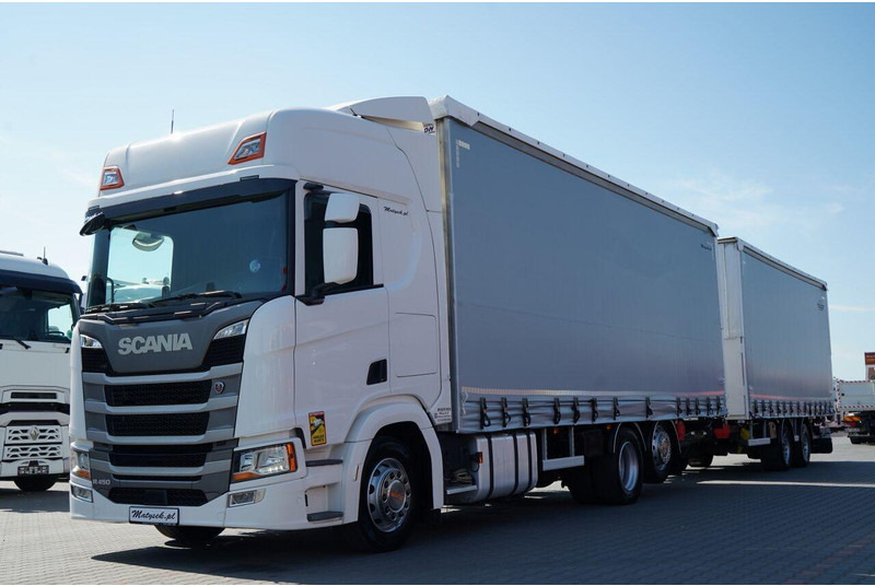 Scania R 450 / ZESTAW TANDEM 120 M3 / PRZEJAZDOWY / OŚ SKRĘTNA PODNOSZO - وحدة جر: صورة 1 Scania R 450 / ZESTAW TANDEM 120 M3 / PRZEJAZDOWY / OŚ SKRĘTNA PODNOSZO - وحدة جر: صورة 1
