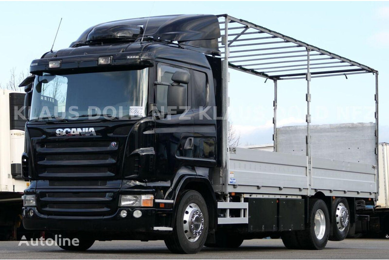 Scania R 580 6x2 Flatbed + Tail lift - شاحنات مسطحة: صورة 1 Scania R 580 6x2 Flatbed + Tail lift - شاحنات مسطحة: صورة 1