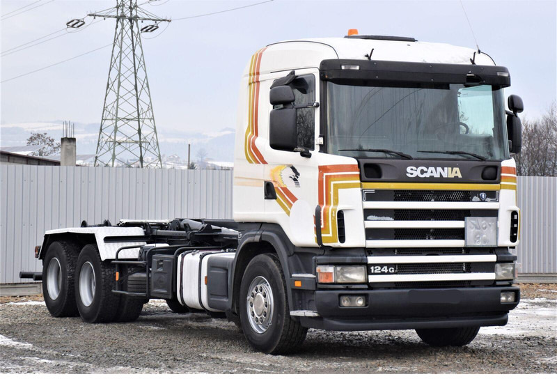 Scania R124 470 Abrollkipper * 6x2 * Motor Problem - شاحنة ذات خطاف: صورة 3 Scania R124 470 Abrollkipper * 6x2 * Motor Problem - شاحنة ذات خطاف: صورة 3
