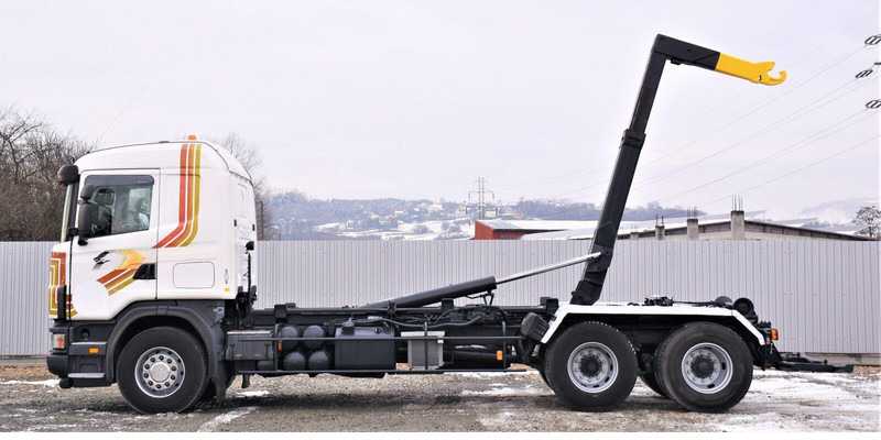 Scania R124 470 Abrollkipper * 6x2 * Motor Problem - شاحنة ذات خطاف: صورة 5 Scania R124 470 Abrollkipper * 6x2 * Motor Problem - شاحنة ذات خطاف: صورة 5