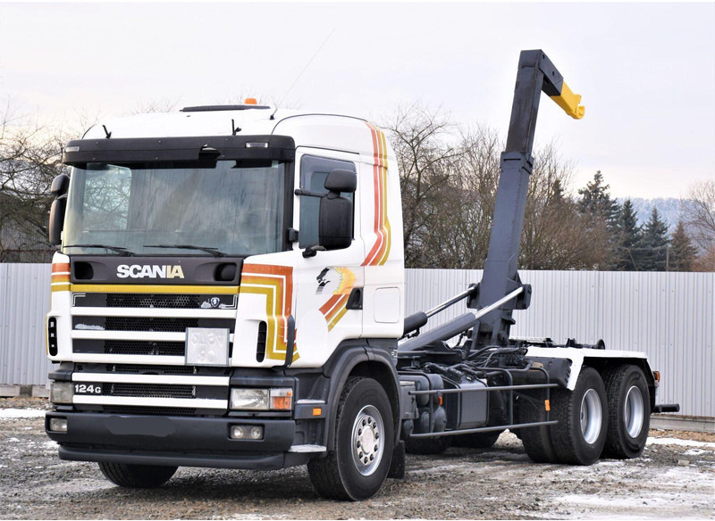 Scania R124 470 Abrollkipper * 6x2 * Motor Problem - شاحنة ذات خطاف: صورة 2 Scania R124 470 Abrollkipper * 6x2 * Motor Problem - شاحنة ذات خطاف: صورة 2