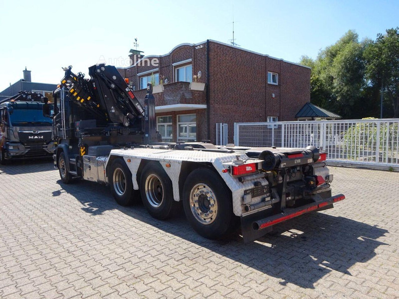 Scania R490 - Hook lift truck + crane 8x4 - شاحنة ذات خطاف, شاحنة كرين: صورة 4 Scania R490 - Hook lift truck + crane 8x4 - شاحنة ذات خطاف, شاحنة كرين: صورة 4