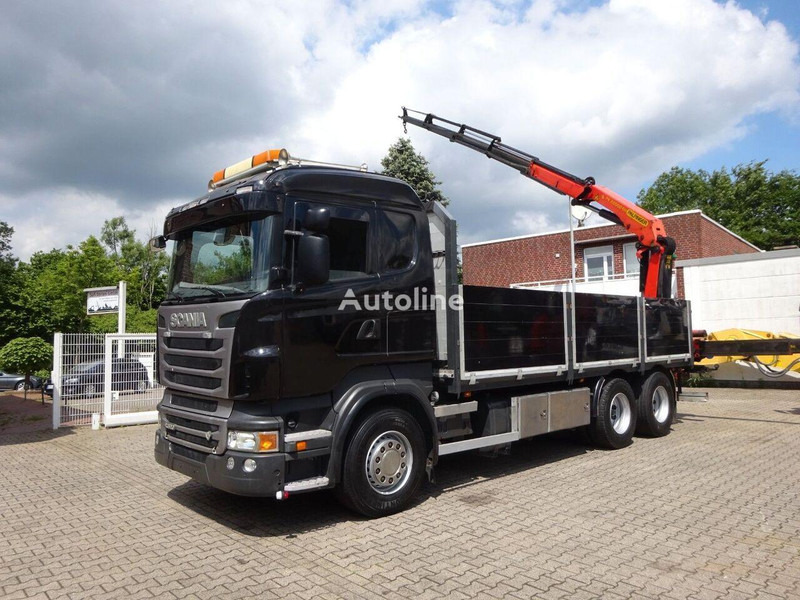 Scania R620 Flatbed + crane PK 22002 EH 6x2 - شاحنات مسطحة, شاحنة كرين: صورة 2 Scania R620 Flatbed + crane PK 22002 EH 6x2 - شاحنات مسطحة, شاحنة كرين: صورة 2