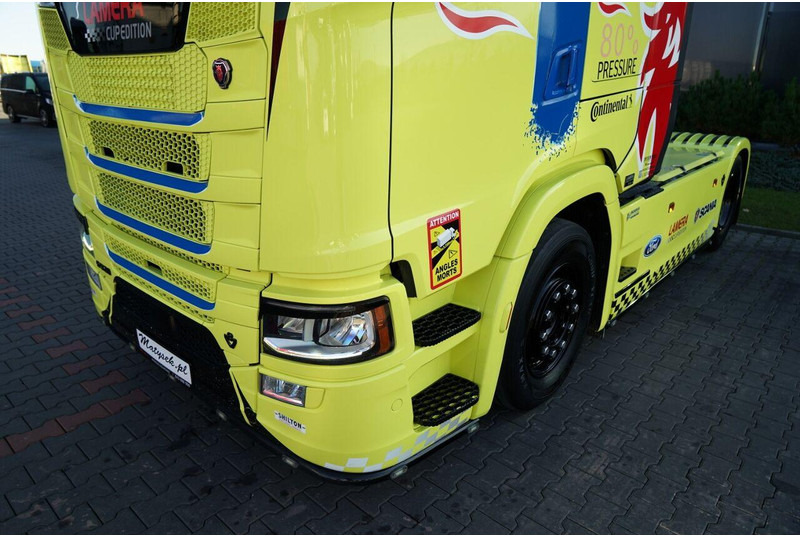 وحدة جر Scania S 520 / V8  / RETARDER / I-PARK COOL / FULL AIRMATIC  / SKÓRY /: صورة 11