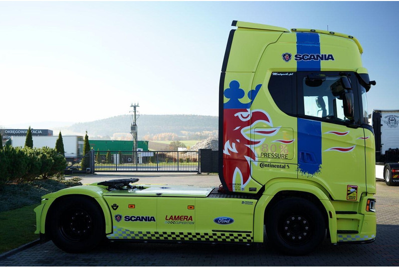 وحدة جر Scania S 520 / V8  / RETARDER / I-PARK COOL / FULL AIRMATIC  / SKÓRY /: صورة 9