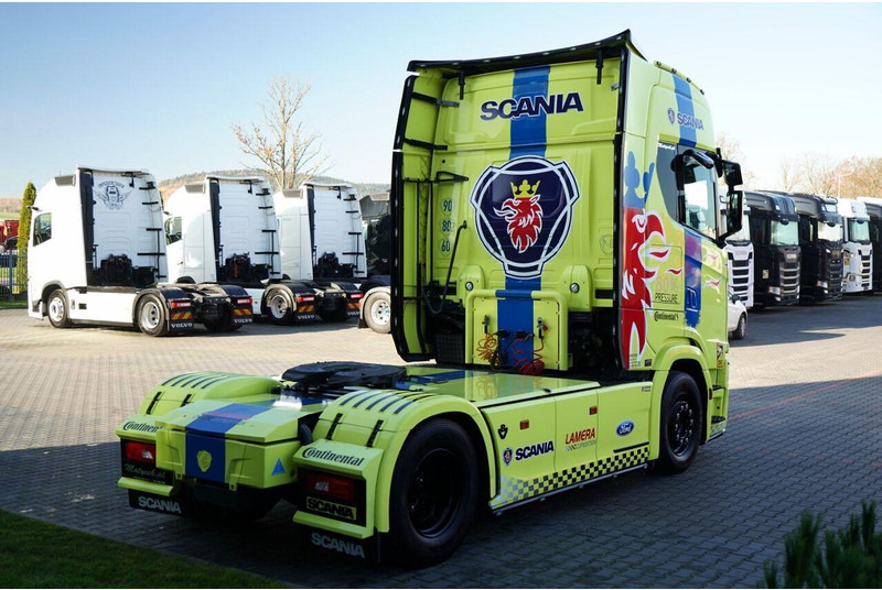 وحدة جر Scania S 520 / V8  / RETARDER / I-PARK COOL / FULL AIRMATIC  / SKÓRY /: صورة 8